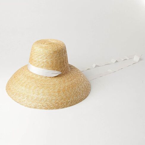 Foldable Straw Sun Hat with Adjustable Chin Strap, Wide Brim Resort Hat for Beach Vacation, 56cm in Saudi Arabia