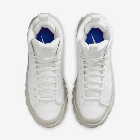 Nike Blazer Roam Mid Women's Winterized Shoes (FQ9065-100, Summit White/Light Bone/University Gold/Phantom) Size 6.5 in Kuwait