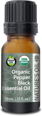 Best Pepper Black Essential Oil Pure Certified Organic Therapeutic Grade 10ml in Saudi Arabia