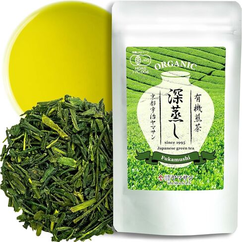YAMASAN KYOTO UJI Green Tea Sencha Fukamushi - deep-steamed green tea - Japanese Organic Loose Leaf Tea, 80g in Saudi Arabia