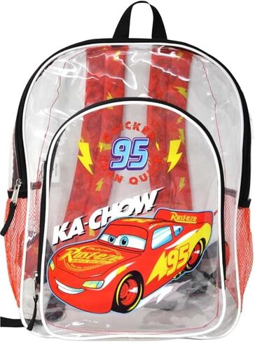 Fast Forward Disney Pixar Cars Transparent 16" Backpack, boys, kids in Kuwait