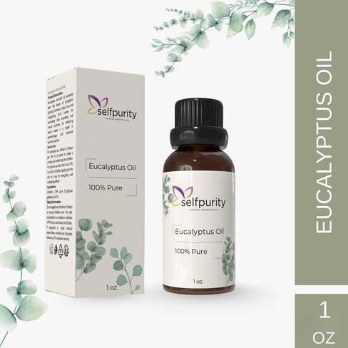 زيت الأوكالبتوس العطري 1 أونصة (30 مل) - زيت الأوكالبتوس الطبيعي النقي 100% لموزع الروائح العلاجية والعناية بالبشرة والشعر والتدليك وصناعة الصابون والشموع - درجة ممتازة in Kuwait