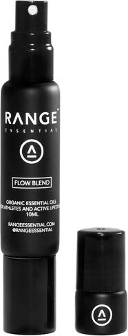 Range Essentials Flow Blend Essential Oil Sproller, Aromatherapy, Peppermint Lavender, Mini Travel Size, Portable Roll-On, Muscle Soothing, On-The-Go, Purse-Friendly, Spa, 10mL (0.34oz) in Saudi Arabia