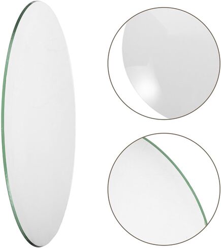 Garneck Round Convex Clock Dome Glass Replacement Scratch-Resistant DIY Clock Glass Cover with Precision Sealed Edges for Home Decor in Kuwait