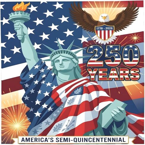 250 Years America Garden 250th Anniversary USA 1776-2026 Semiquincentennial Bandana for Women and Men Multi-Purpose Headband Hair Scarf Protective Coverage in Saudi Arabia