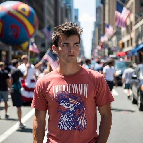 Mens Funny T Shirts Americawww Sarcastic Fourth of July Bald Eagle Graphic Tee for Men in Kuwait