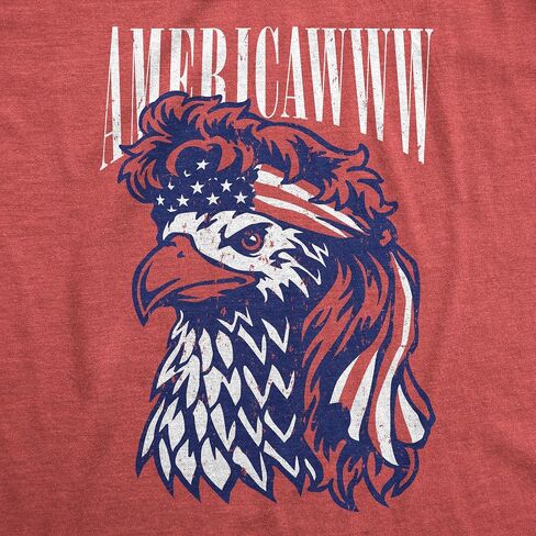 Mens Funny T Shirts Americawww Sarcastic Fourth of July Bald Eagle Graphic Tee for Men in Kuwait