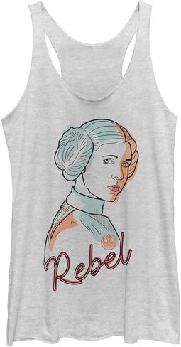 Star Wars Line Pop Leia Women's Racerback Tank Top in Kuwait