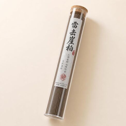 YINJIYUE Hinoki Incense Sticks - 60 Sticks Natural Japanese Cypress Low Smoke, Premium Woodsy Aroma for Meditation, Relaxation & Spa in Saudi Arabia