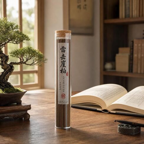 YINJIYUE Hinoki Incense Sticks - 60 Sticks Natural Japanese Cypress Low Smoke, Premium Woodsy Aroma for Meditation, Relaxation & Spa in Saudi Arabia