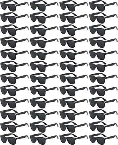 Wholesale 48/100 Pack Neon Sunglasses Bulk for Adults Unisex 70s 80s 90s Square Glasses Party Favors in Saudi Arabia