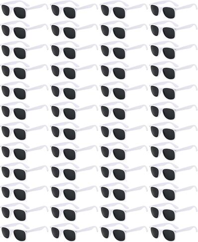 Wholesale 48/100 Pack Neon Sunglasses Bulk for Adults Unisex 70s 80s 90s Square Glasses Party Favors in Saudi Arabia