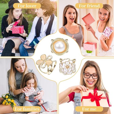 3PCS Scarf Rings for Women, Elegant Pearl Scarf Buckle Metal Scarves Clips Scarves Pin Shawl Clip Buckle Slides for Women in Kuwait