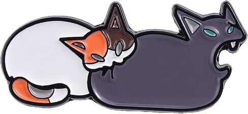 1Pcs Cute Cat Enamel Pin, Funny Cartoon Cat Brooch for Backpacks, Jackets, Hats, Gifts for Women & Teens, Funny Pins, Cute Pins for Bags, Lapel Badge in Saudi Arabia