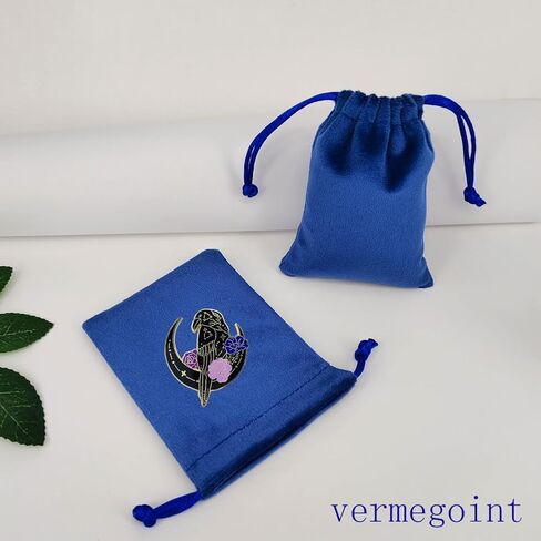 Enamel Pin,Celestial Raven & Moon Lapel Pin,DIY Decor Collection,Mystical Brooch,Gift For Fantasy Enthusiasts,Teens,Friends,Family,Pin on Shirt,Denim Jacket,Canvas Bag,Backpack,Wallet in Saudi Arabia