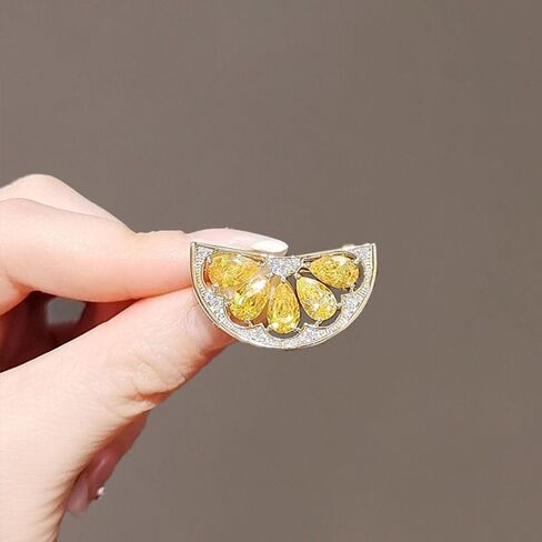 Lapel Pins Crystal Cute Flower Animal Bow Clothing Accessorie Brooches for Women(2) in Kuwait