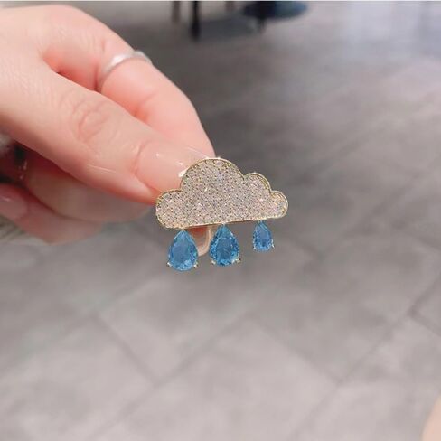 Lapel Pins Crystal Cute Flower Animal Bow Clothing Accessorie Brooches for Women(2) in Kuwait