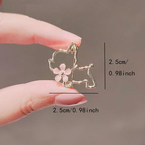 Lapel Pins Crystal Cute Flower Animal Bow Clothing Accessorie Brooches for Women(2) in Kuwait