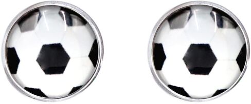 Rnivida Stainless Steel Sports Stud Earrings for Women,Softball,Baseball,Volleyball Earring Jewelry Gifts for Mom,Player,Fans in Kuwait