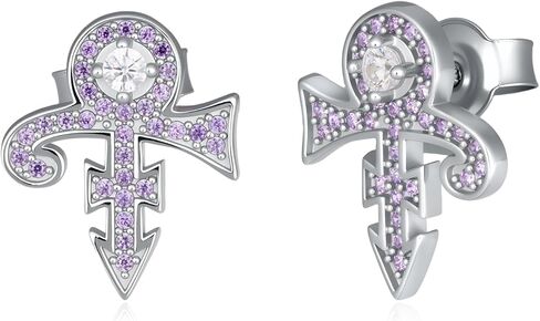 Prince Symbol Earrings 925 Sterling Silver Prince Symbol Jewelry Gifts for Women in Kuwait
