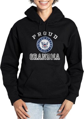 CafePress Proud US Navy Grandma Women's Dark Pullover Hooded Sweatshirt in Saudi Arabia