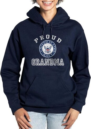 CafePress Proud US Navy Grandma Women's Dark Pullover Hooded Sweatshirt in Saudi Arabia