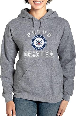 CafePress Proud US Navy Grandma Women's Dark Pullover Hooded Sweatshirt in Saudi Arabia