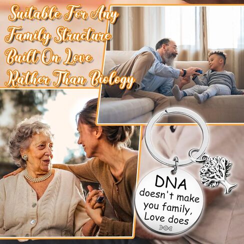 Family Keychain Adoption Gifts Christmas Gift for Stepmom Step Parent Keychain Gifts for Step Mom Adoption Day Gift for Family in Saudi Arabia