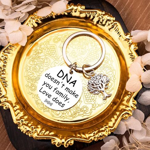Family Keychain Adoption Gifts Christmas Gift for Stepmom Step Parent Keychain Gifts for Step Mom Adoption Day Gift for Family in Saudi Arabia
