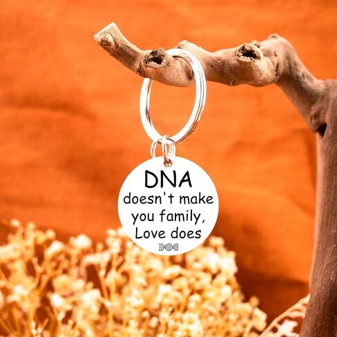 Family Keychain Adoption Gifts Christmas Gift for Stepmom Step Parent Keychain Gifts for Step Mom Adoption Day Gift for Family in Saudi Arabia