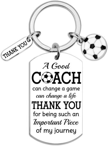 Soccer Coach Keychain Gifts for Men Women Football Coach Gifts Thank You Gift for Coaches Birthday Christmas Appreciation Gift Ideas in Saudi Arabia