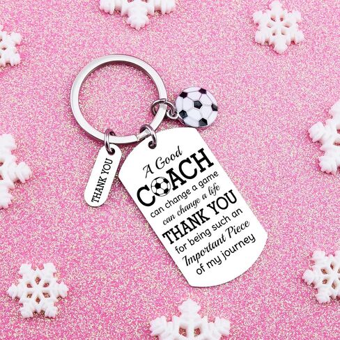 Soccer Coach Keychain Gifts for Men Women Football Coach Gifts Thank You Gift for Coaches Birthday Christmas Appreciation Gift Ideas in Saudi Arabia