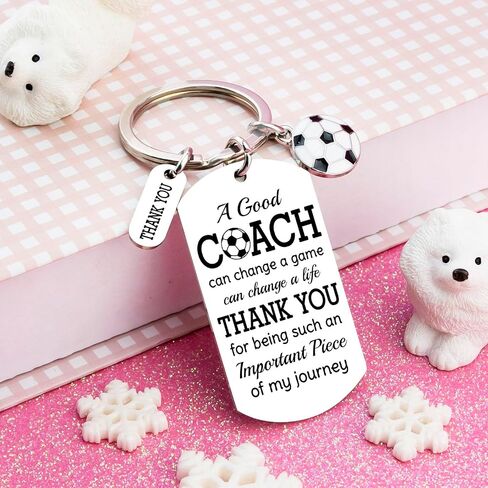 Soccer Coach Keychain Gifts for Men Women Football Coach Gifts Thank You Gift for Coaches Birthday Christmas Appreciation Gift Ideas in Saudi Arabia