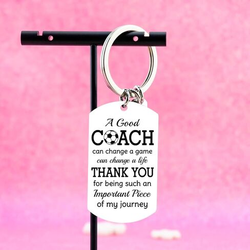 Soccer Coach Keychain Gifts for Men Women Football Coach Gifts Thank You Gift for Coaches Birthday Christmas Appreciation Gift Ideas in Saudi Arabia