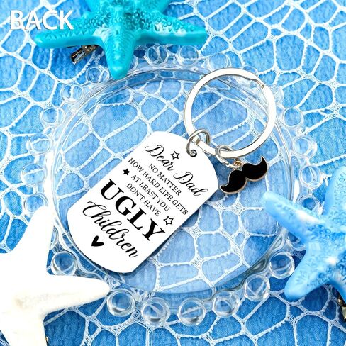 Dad Gifts from Daughter Dad Keychain Birthday Gift for Daddy Father Gift | Papa Gifts from Son Father Day Thanksgiving Christmas Presents for Dads Gifts from Daughter Son Wife in Saudi Arabia
