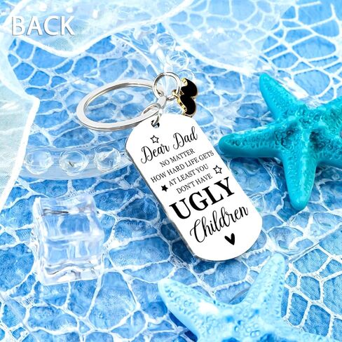 Dad Gifts from Daughter Dad Keychain Birthday Gift for Daddy Father Gift | Papa Gifts from Son Father Day Thanksgiving Christmas Presents for Dads Gifts from Daughter Son Wife in Saudi Arabia