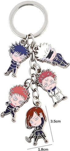 JJK Keychain Satoru, Anime Figure Key Pendant, Keyring Jewelry for Men & Women – Anime Fan Gift Accessory (Figure) in Saudi Arabia