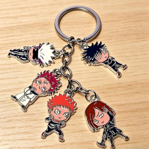 JJK Keychain Satoru, Anime Figure Key Pendant, Keyring Jewelry for Men & Women – Anime Fan Gift Accessory (Figure) in Saudi Arabia
