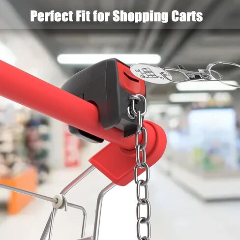 2pcs Shopping Trolley Tokens Keychains, Trolley Coin Keyring Keychain, Convenient Portable Holder Keychains, for Daily Use, Gift Giving and bags Decoration in Kuwait