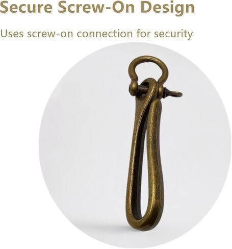 2-Piece Antique Bronze Fish Hook Key Chains - U-Shaped Belt Clips for Keys, Retro Wallet Clips & Pocket Ideal for Daily Use, Outdoor Activities & Travel - For Men and Women in Saudi Arabia