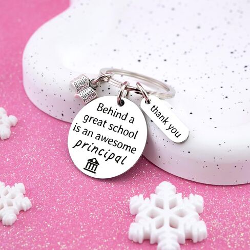 School Principal Gifts for Women Assistant Principals Gifts for Teacher Behind a Great School Is An Awesome Principal Keychain Principals Appreciation Gift for Birthday Retirement Gift in Saudi Arabia