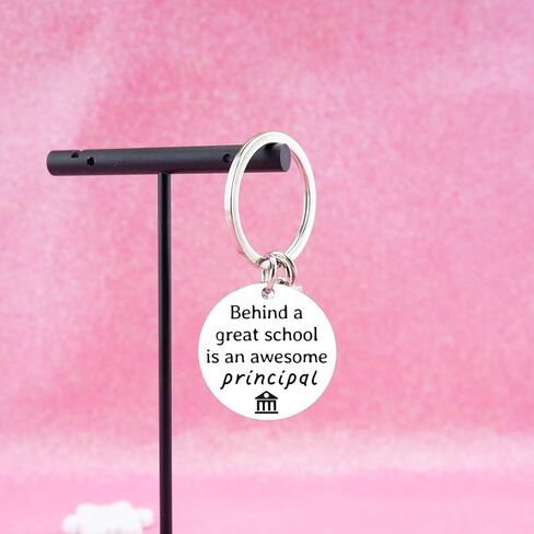 School Principal Gifts for Women Assistant Principals Gifts for Teacher Behind a Great School Is An Awesome Principal Keychain Principals Appreciation Gift for Birthday Retirement Gift in Saudi Arabia