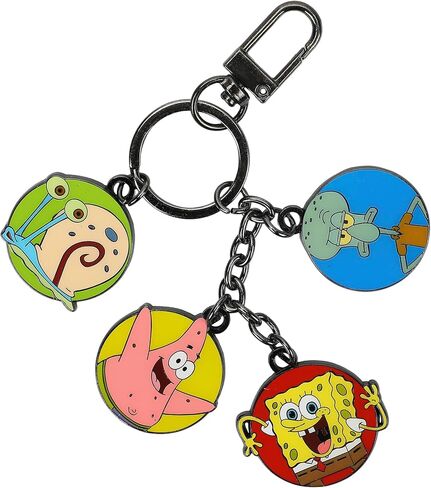 Bioworld Spongebob Squarepants Favorite Characters Multi Charm Keychain in Kuwait