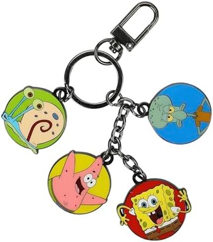Bioworld Spongebob Squarepants Favorite Characters Multi Charm Keychain in Kuwait