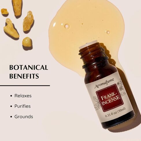 Frankincense Resin Essential Oil Diffuser Blend 30ml by Aromafume | Boswellia Carterii & Boswellia Serrata Extract Blended | Native to East Africa & India | Calms & Relaxes | Charged with Pure Resins in Saudi Arabia