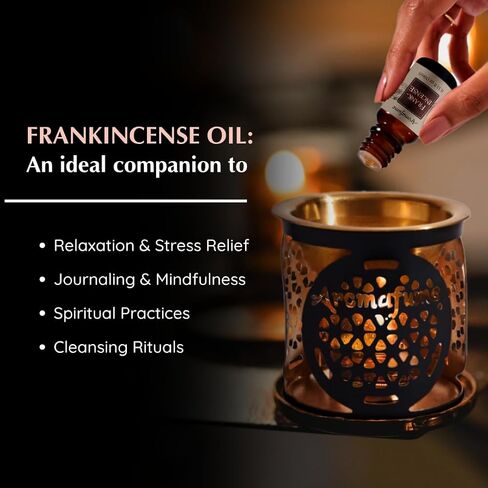 Frankincense Resin Essential Oil Diffuser Blend 30ml by Aromafume | Boswellia Carterii & Boswellia Serrata Extract Blended | Native to East Africa & India | Calms & Relaxes | Charged with Pure Resins in Saudi Arabia