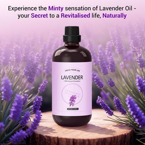 Lavender Essential Oil - Huge 4 Fl Oz - 100% Pure and Natural - Premium Grade Essential Oil for waterless Diffuser and Oil Diffuser in Saudi Arabia