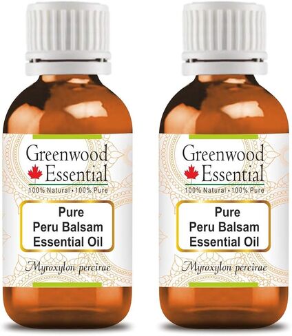 Greenwood Essential Peru Balsam Essential Oil (Myroxylon pereirae) Pure | Viscous Texture | Rich Aroma | Unisex | All Skin Types |Natural Extract Steam Distilled 50ml (1.69 oz) in Kuwait