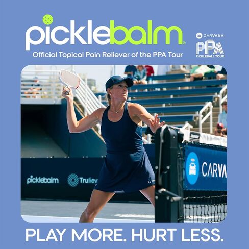 PickleBalm Pickleball Post-Game Foam Muscle Cramp Relief and Relaxer with Magnesium Sulphate, Arnica & Cucumber Extract for Pain and Leg Cramps, Sore Muscle Relief, 7.1oz Bottle in Saudi Arabia