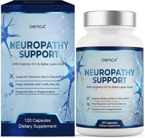 Nerve Savior for Neuropathy, Advanced Formula with 600mg Alpha Lipoic Acid & Benfotiamine, Vitamin B Complex for Nervous System Health, 120 Capsules in Kuwait